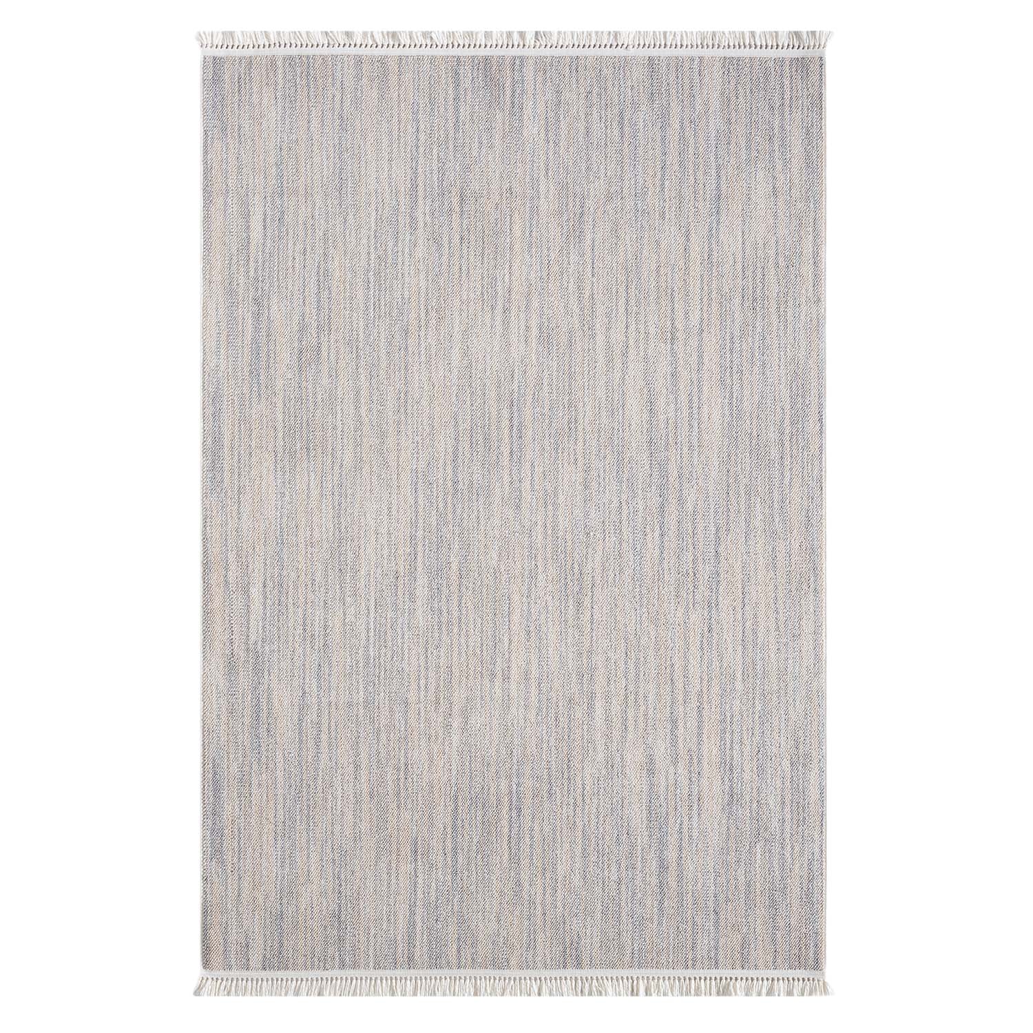 Tapis Nova laineux à franges - Gris – STUDIO DECO