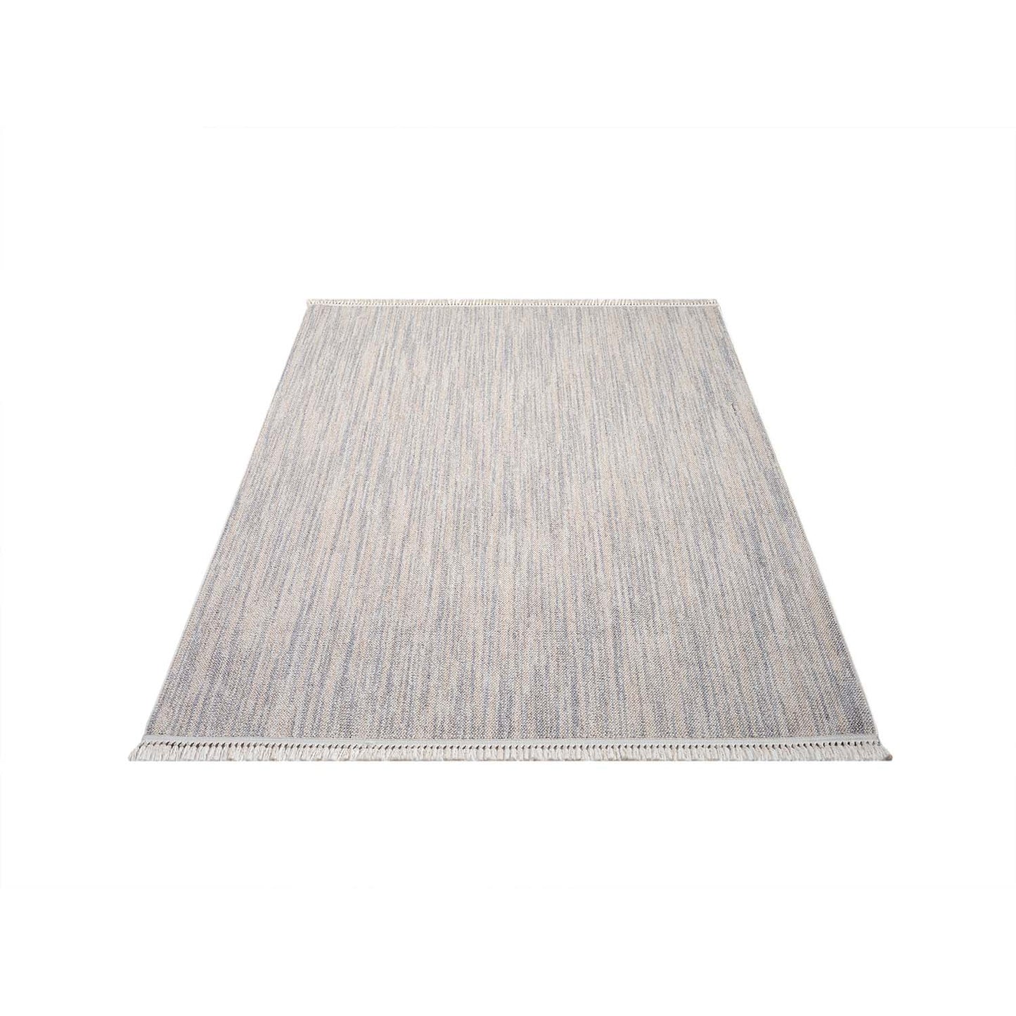 Tapis Nova laineux à franges - Gris