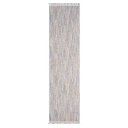 Tapis Nova laineux à franges - Gris