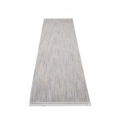 Tapis Nova laineux à franges - Gris