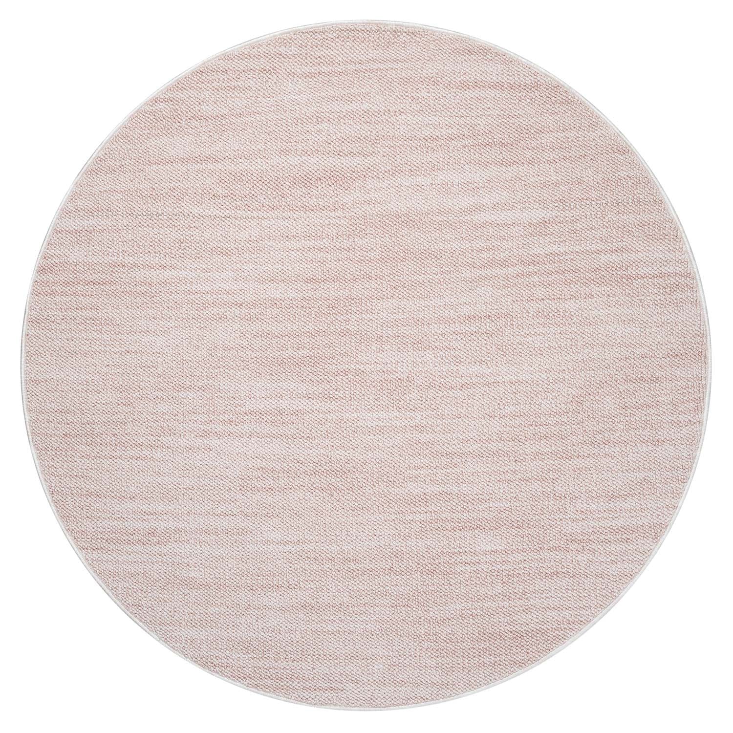 Tapis Nova Rond laineux - Rose – STUDIO DECO