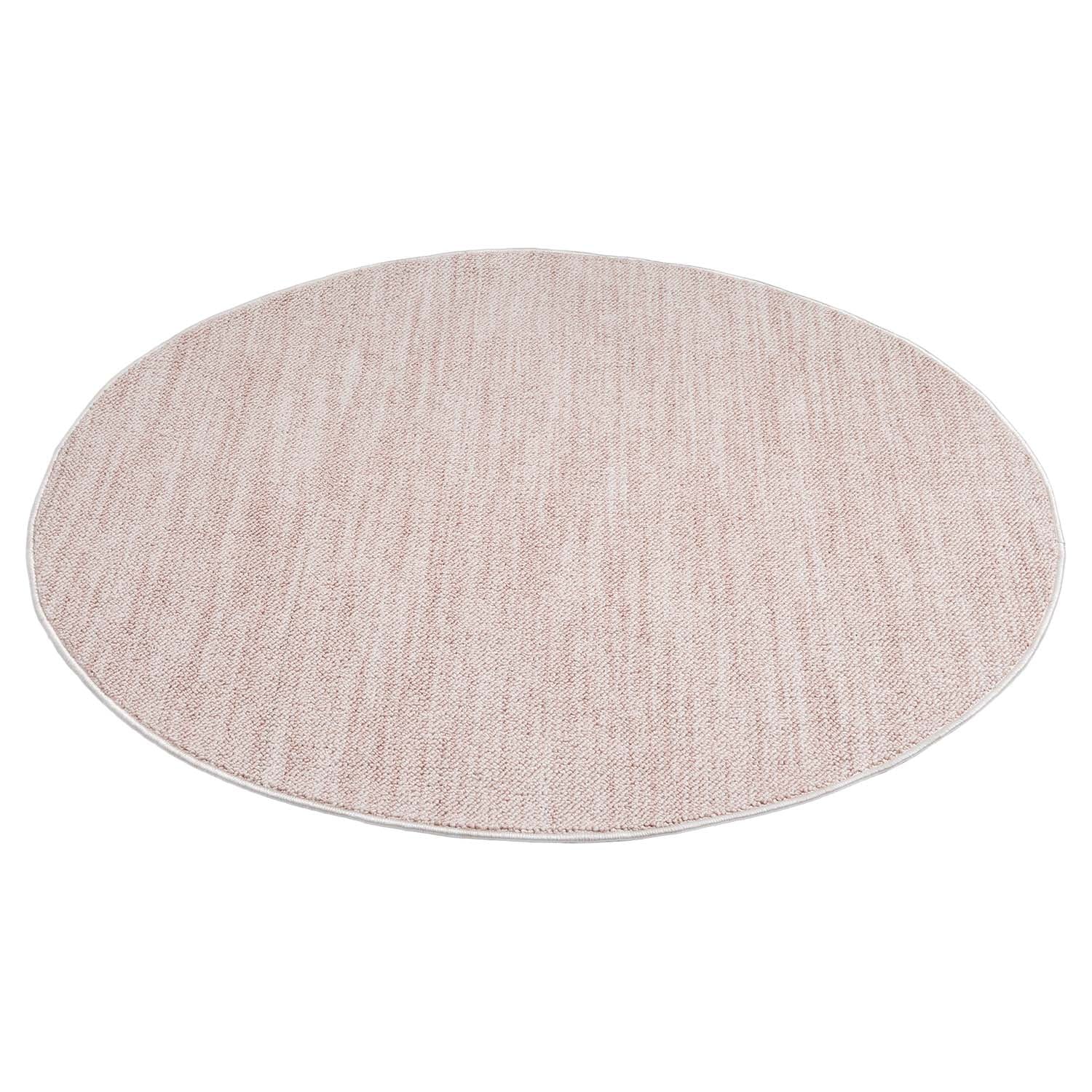 Tapis Nova Rond laineux - Rose – STUDIO DECO