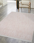 Tapis Nova laineux à franges - Rose – STUDIO DECO