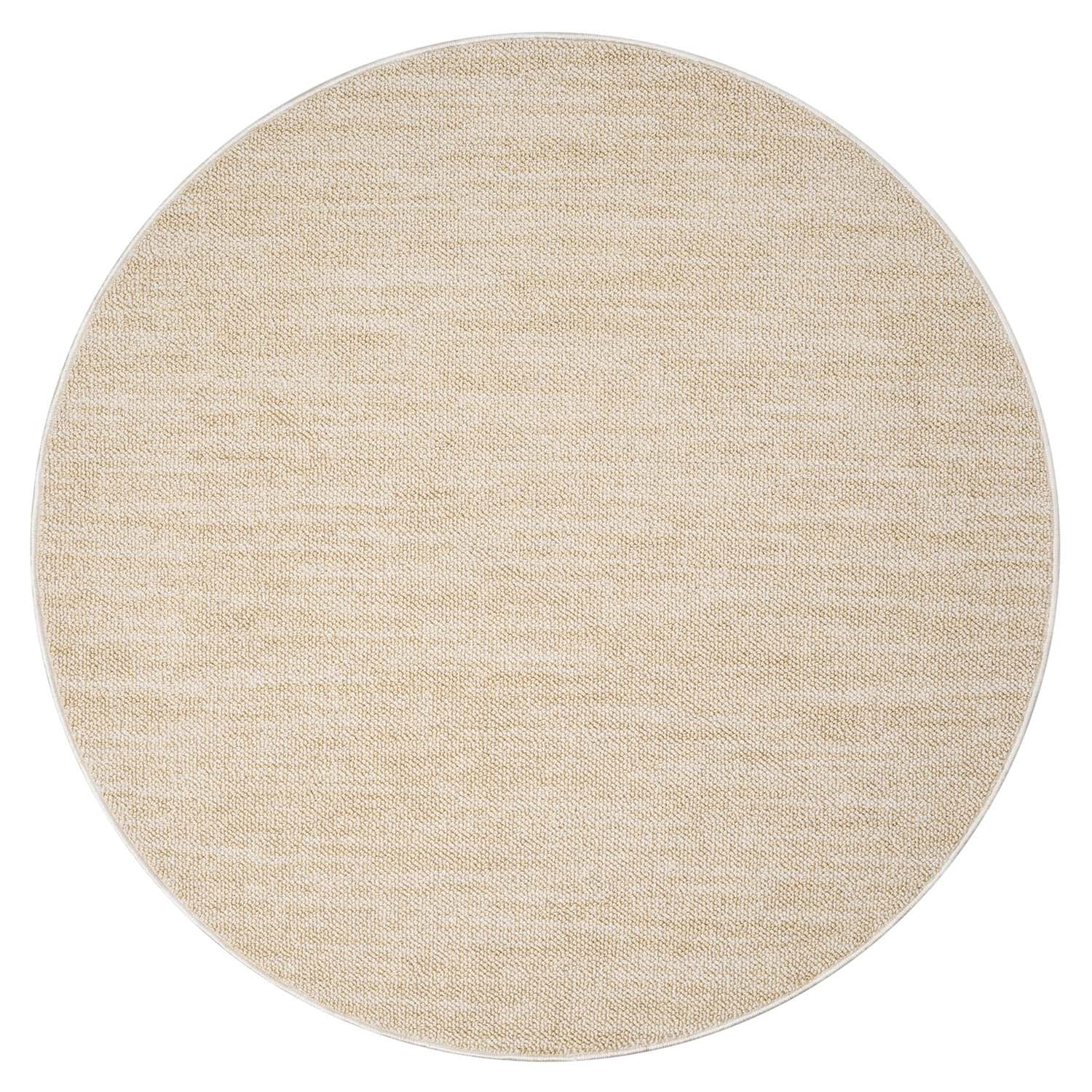 Tapis Nova Rond laineux - Jaune – STUDIO DECO