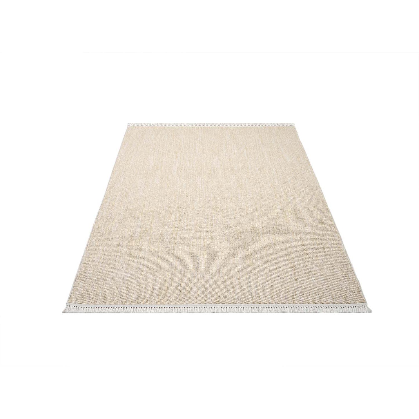 Tapis Nova laineux à franges - Jaune