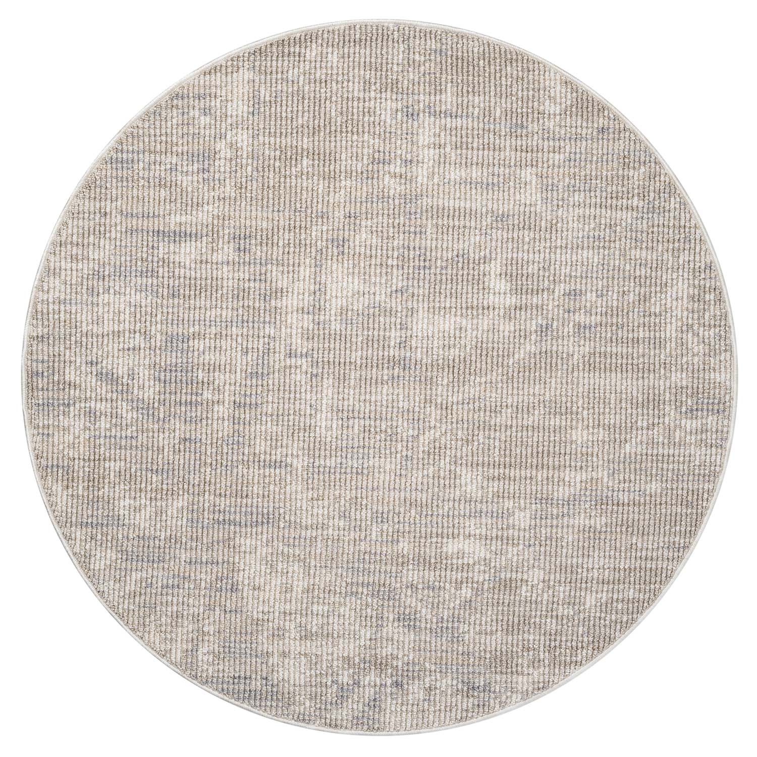 Tapis Rond Abstrait - Beige – STUDIO DECO