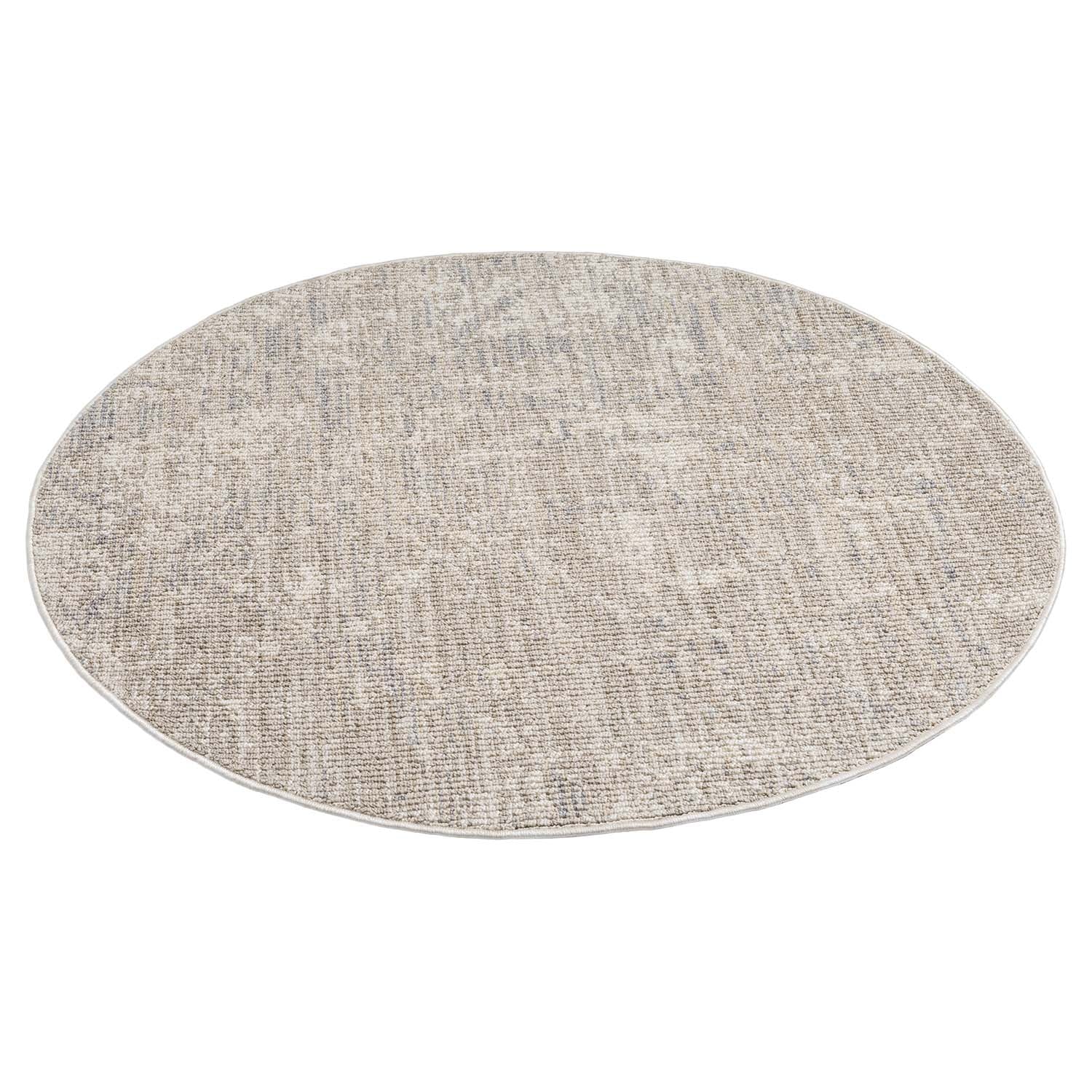 Tapis Rond Abstrait - Beige – STUDIO DECO
