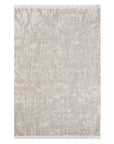 Tapis Abstrait laineux à franges - Beige – STUDIO DECO