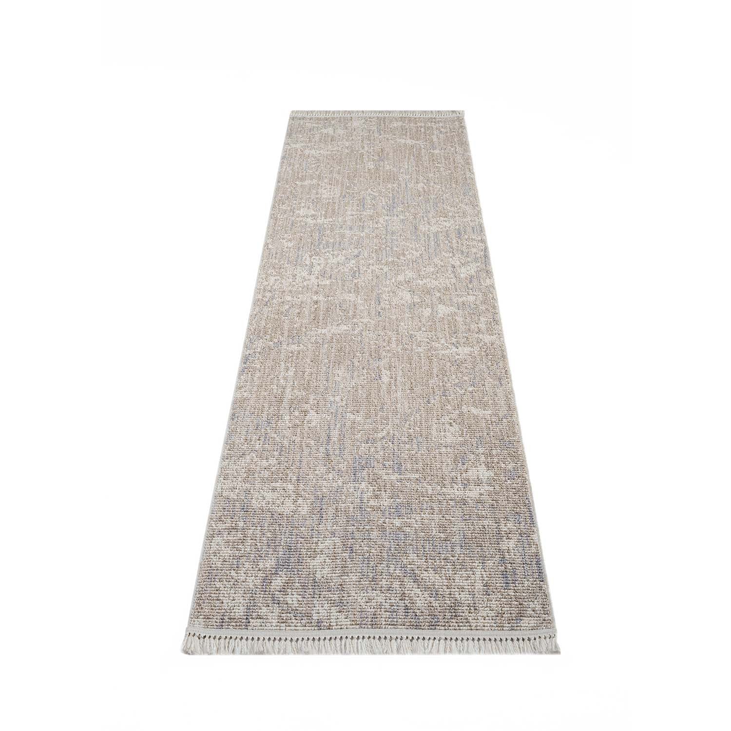 Tapis Abstrait laineux à franges - Beige – STUDIO DECO