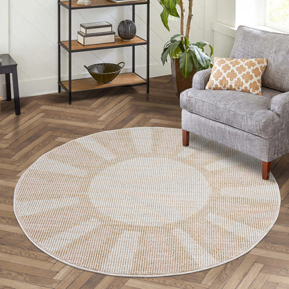 Tapis Sunny Rond laineux