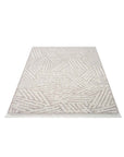 Tapis Tarza texture à franges - Beige – STUDIO DECO