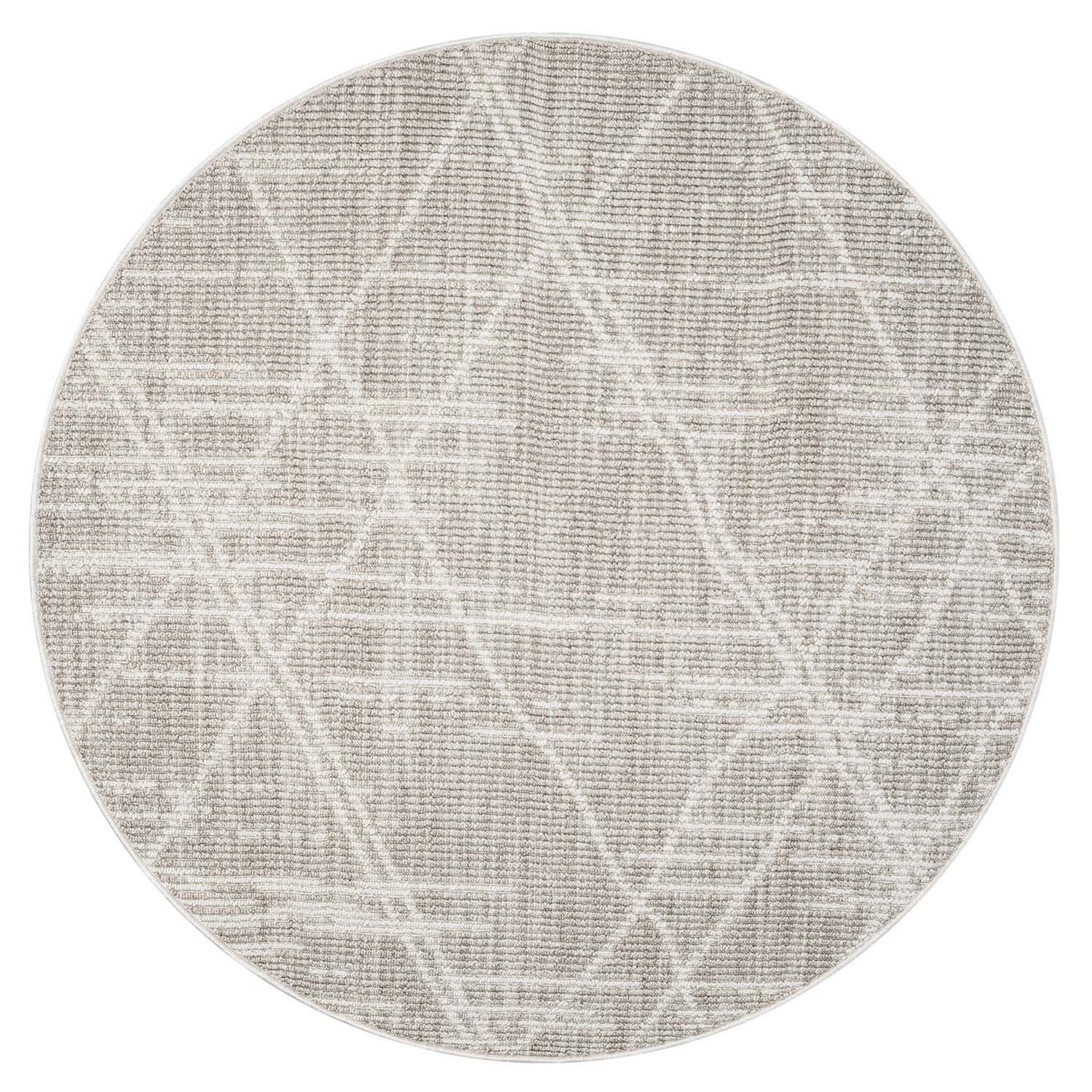 Tapis Rond Berbère à texture - Beige – STUDIO DECO