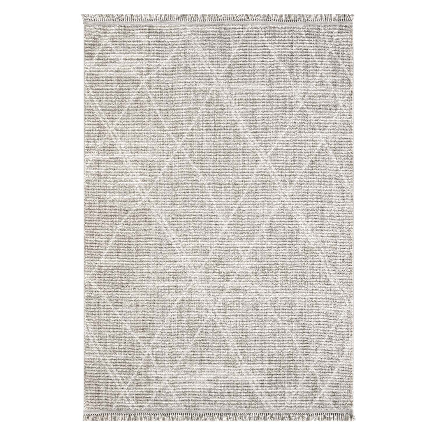 Tapis Berbère texture à franges - Beige – STUDIO DECO