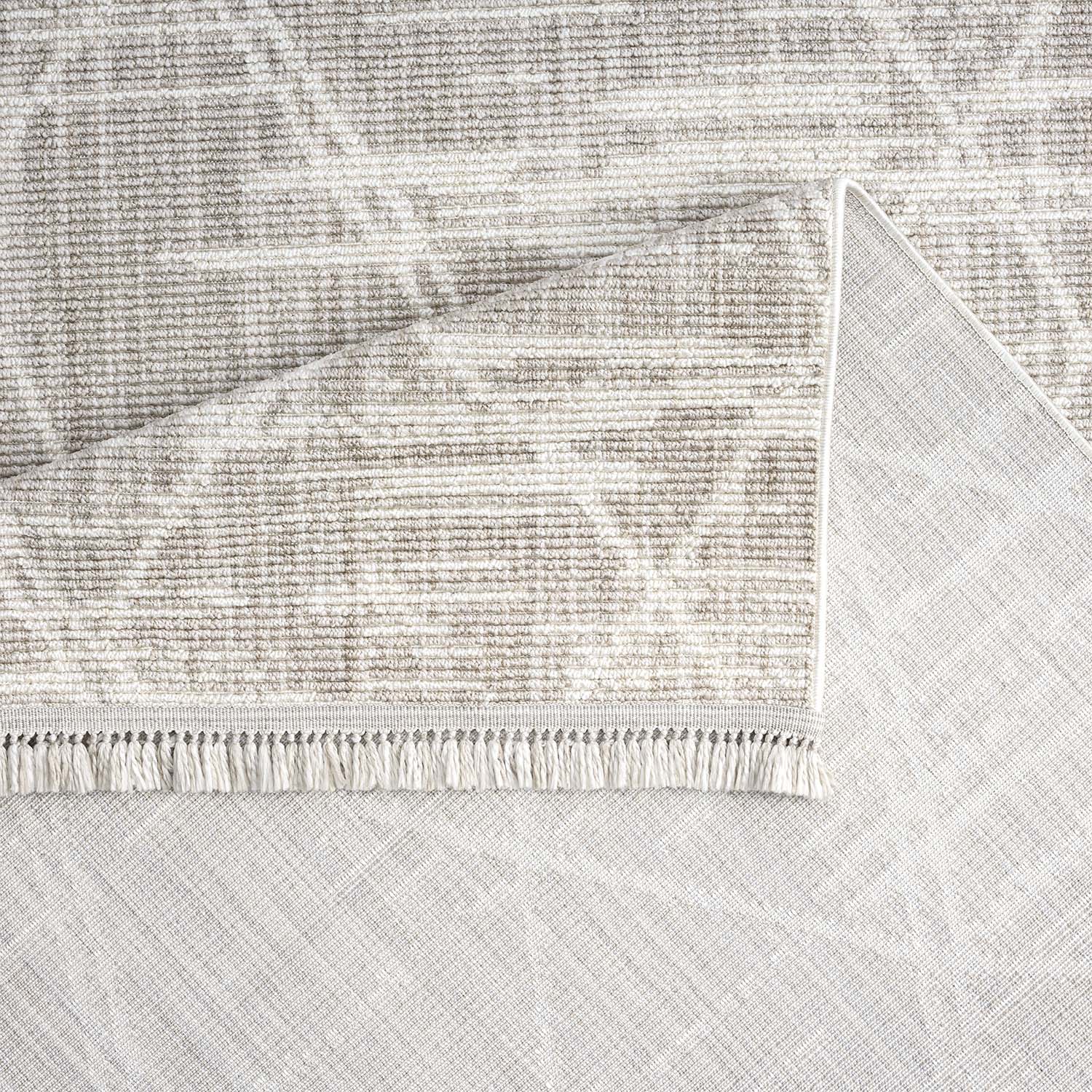 Tapis Berbère texture à franges - Beige – STUDIO DECO