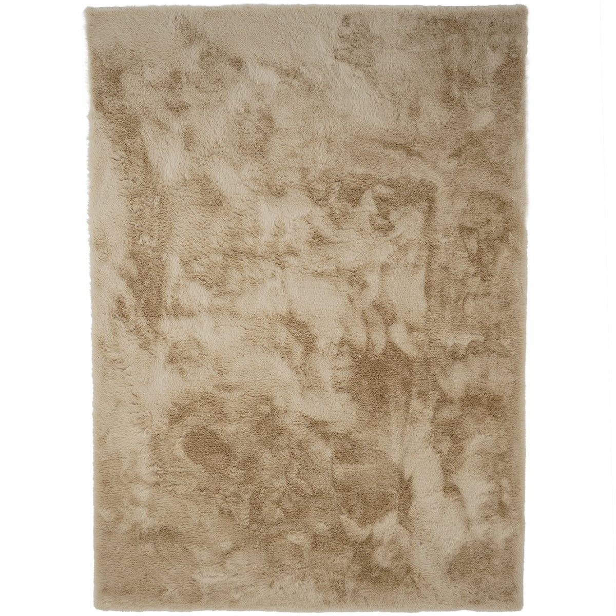 Tapis à poils long ultra-doux Beige