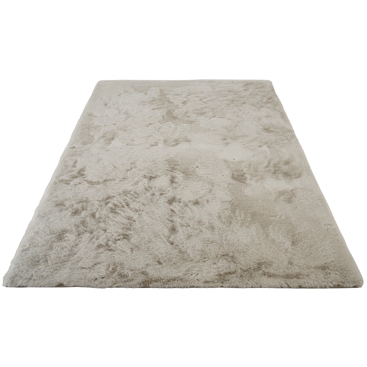 Tapis à poils long ultra-doux Greige