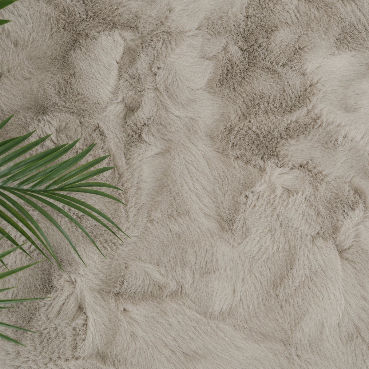Tapis à poils long ultra-doux Greige
