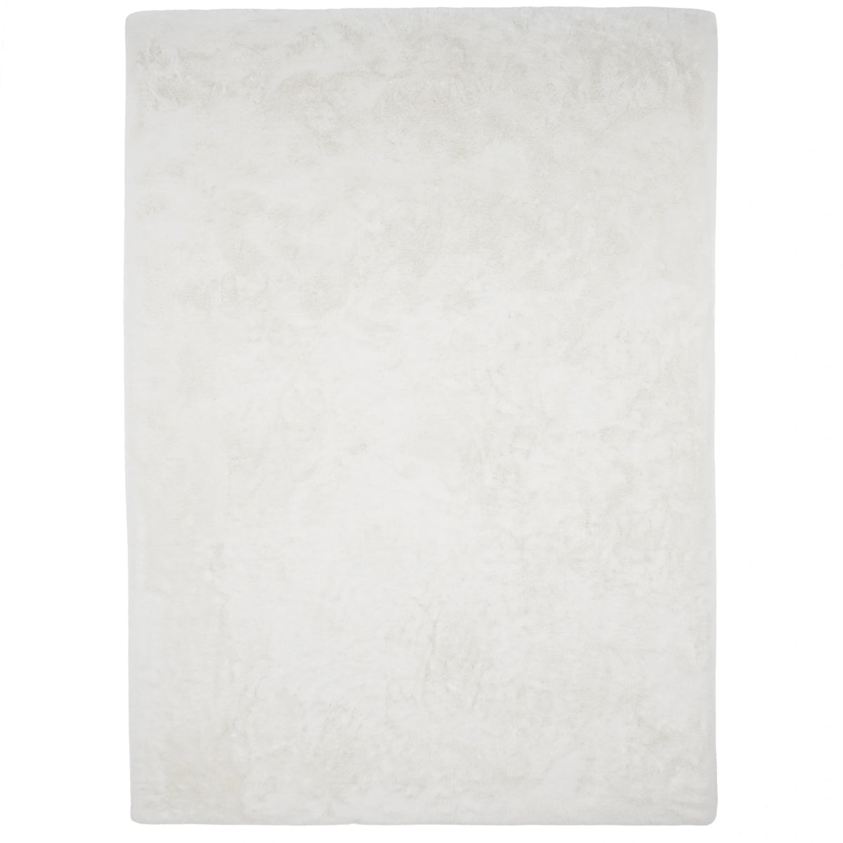 Tapis à poils long ultra-doux Blanc
