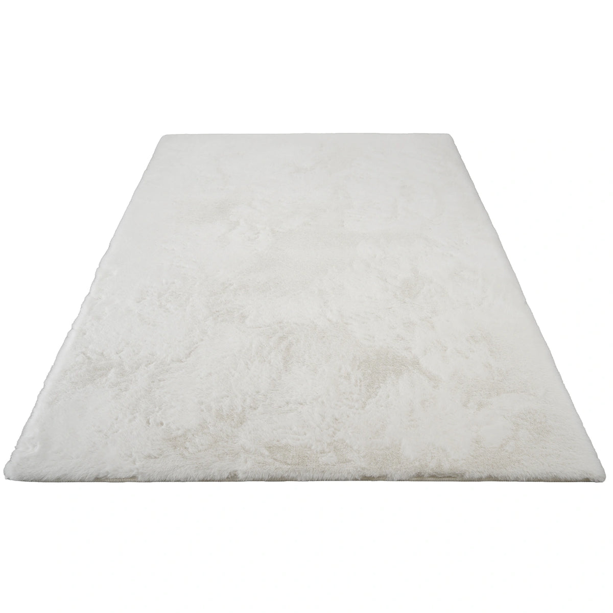 Tapis à poils long ultra-doux Blanc