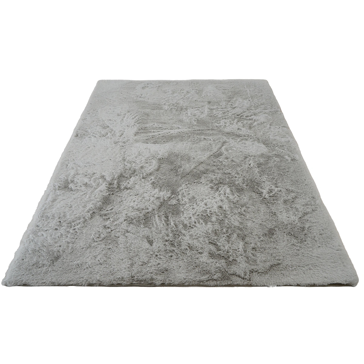Tapis à poils long ultra-doux Gris