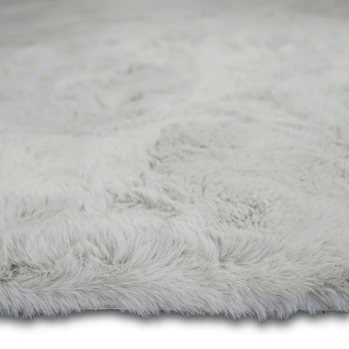 Tapis à poils long ultra-doux Gris