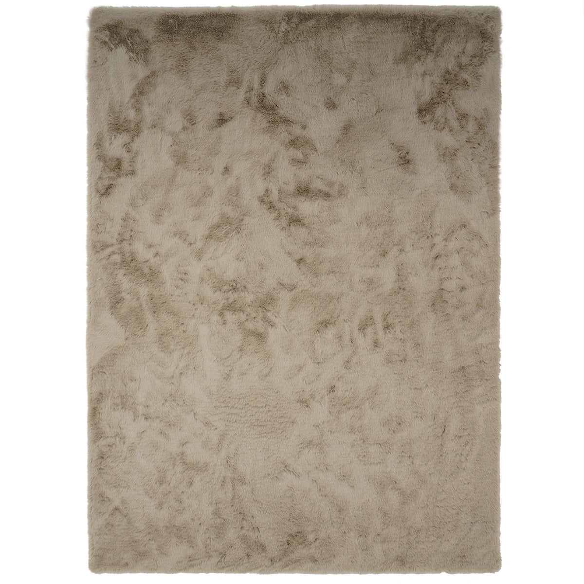 Tapis à poils long ultra-doux Taupe Clair