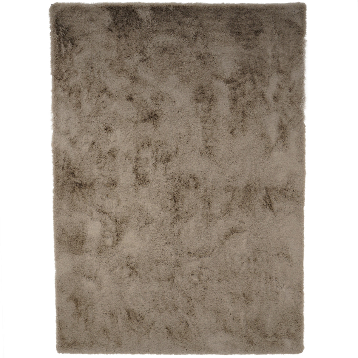 Tapis à poils long ultra-doux Taupe