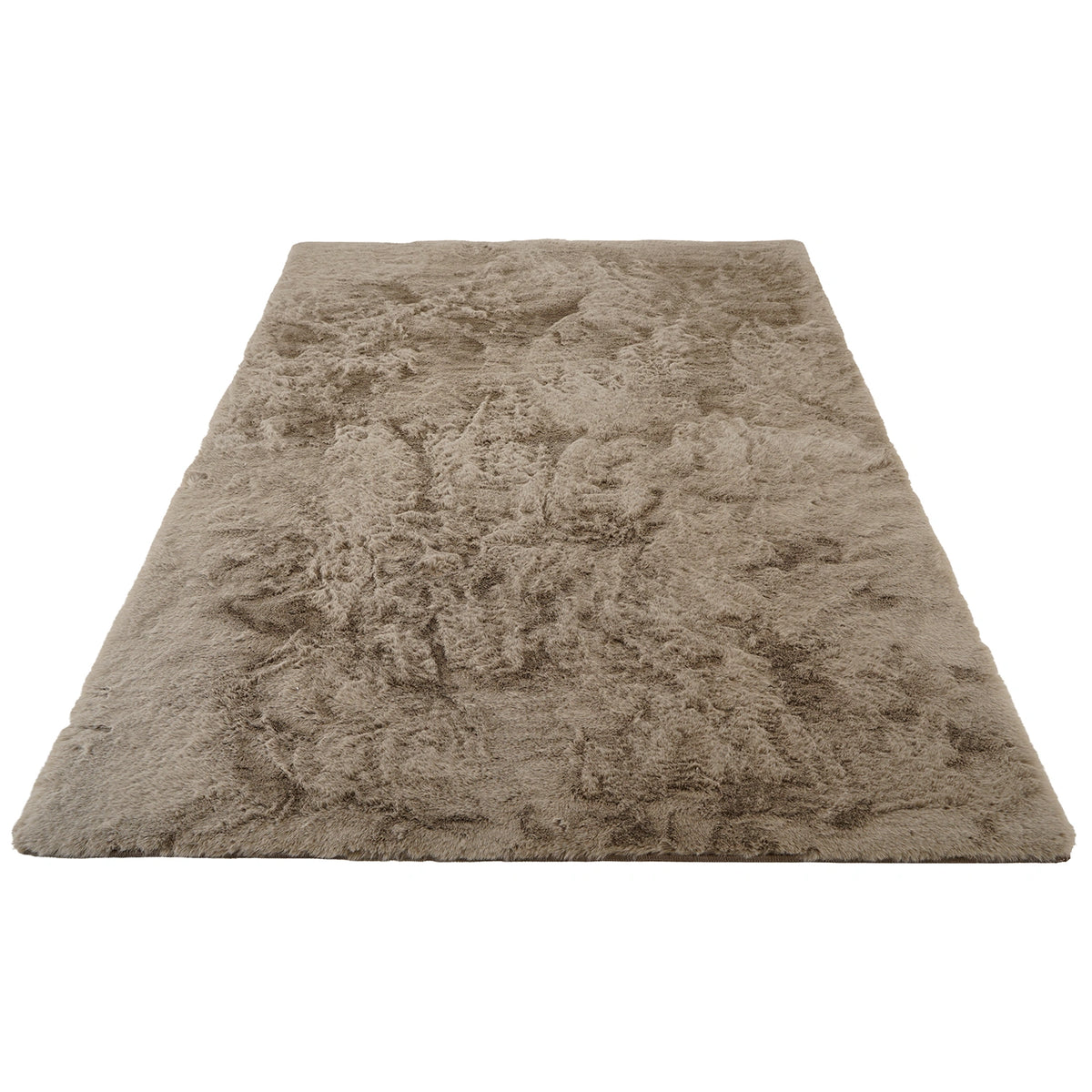 Tapis à poils long ultra-doux Taupe