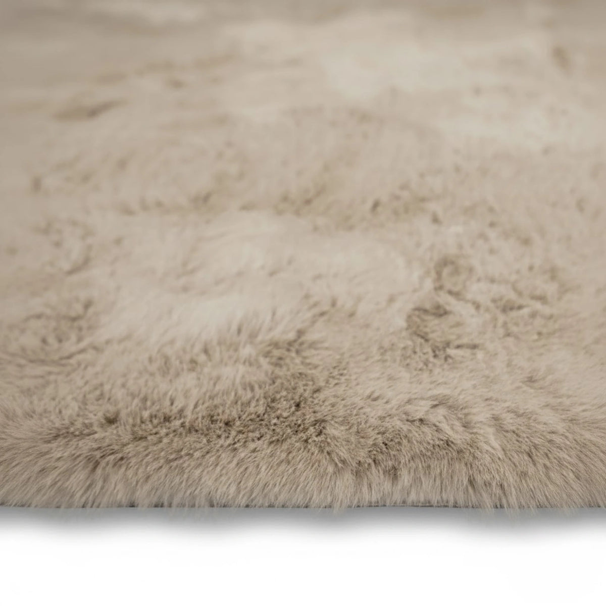 Tapis à poils long ultra-doux Taupe