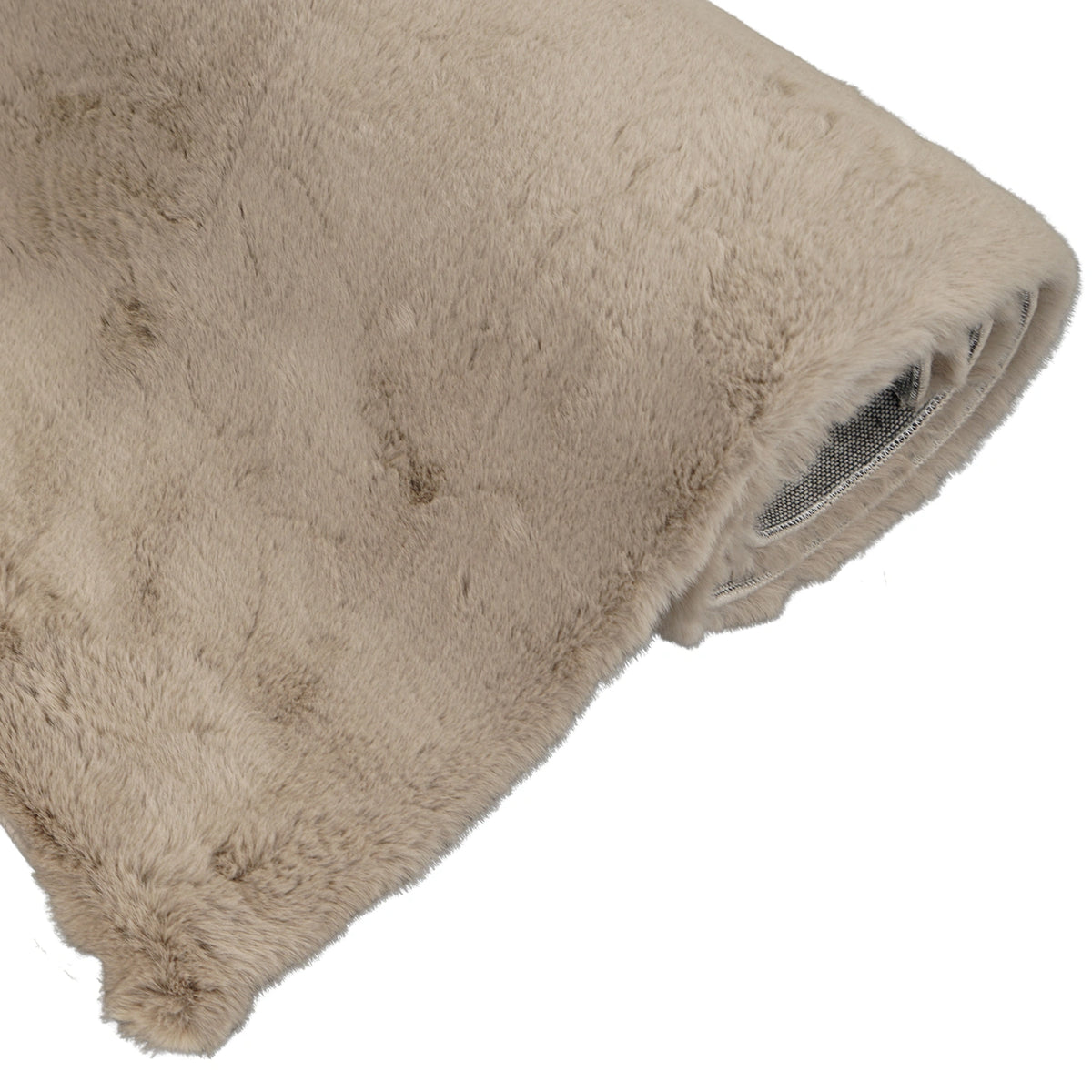 Tapis à poils long ultra-doux Taupe