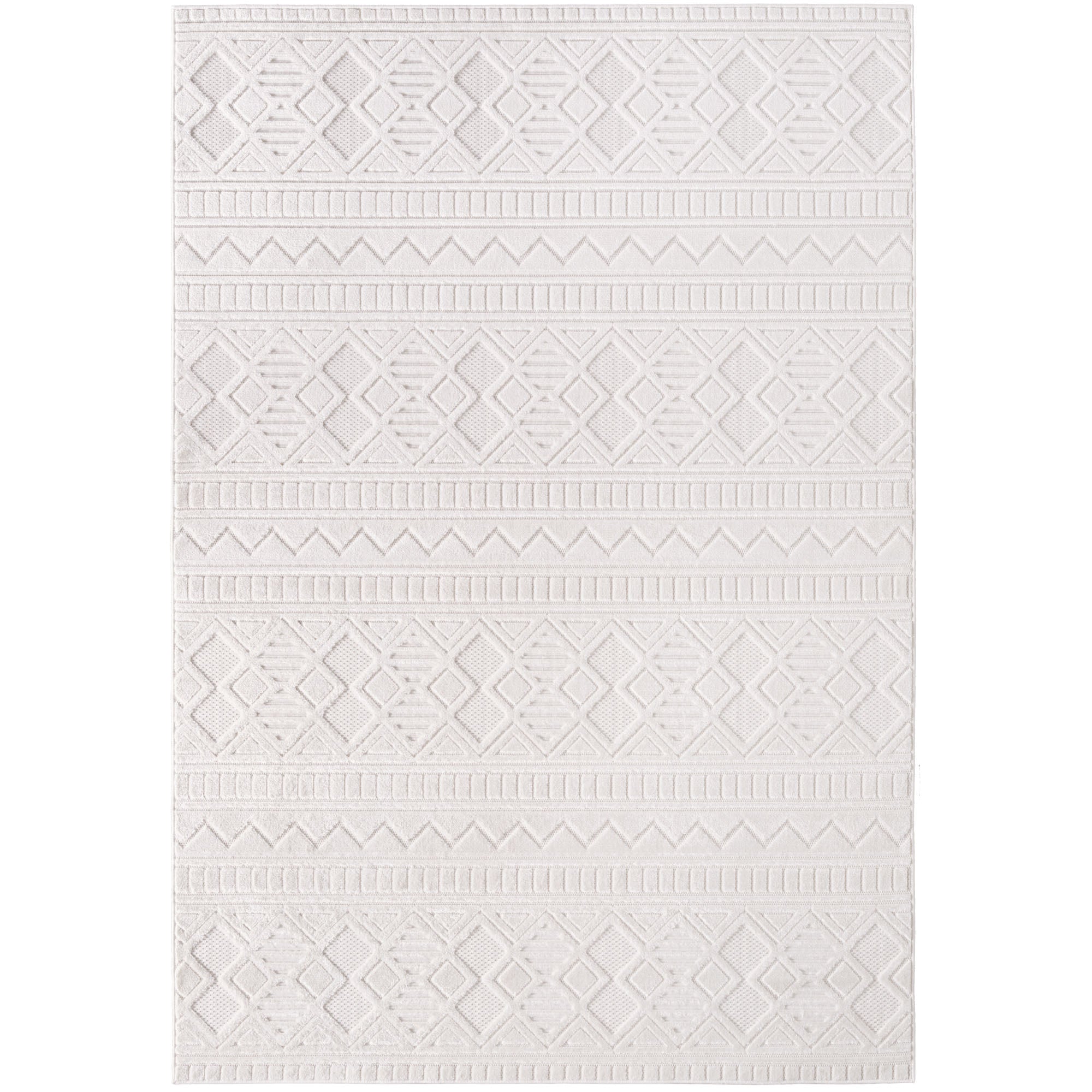 Tapis Scandinave à motifs en relief SANDVIKA – STUDIO DECO