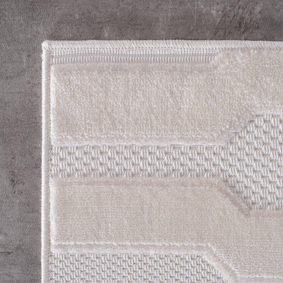 Tapis Scandinave à motifs en relief STAVERN – STUDIO DECO