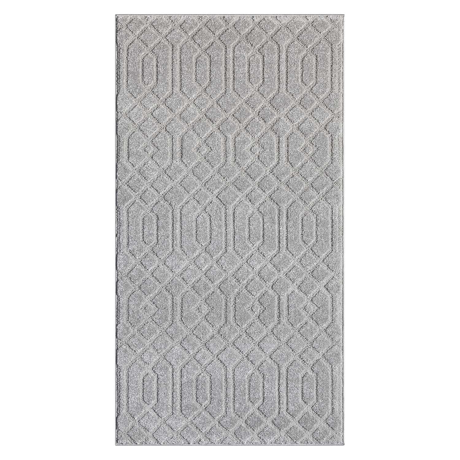 Tapis de couloir à motifs Géométrique Gris – STUDIO DECO