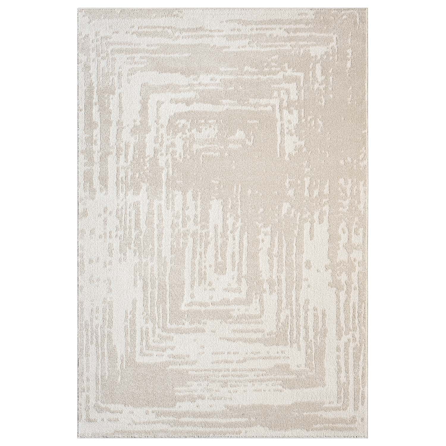 Tapis à motifs Abstrait - Beige – STUDIO DECO