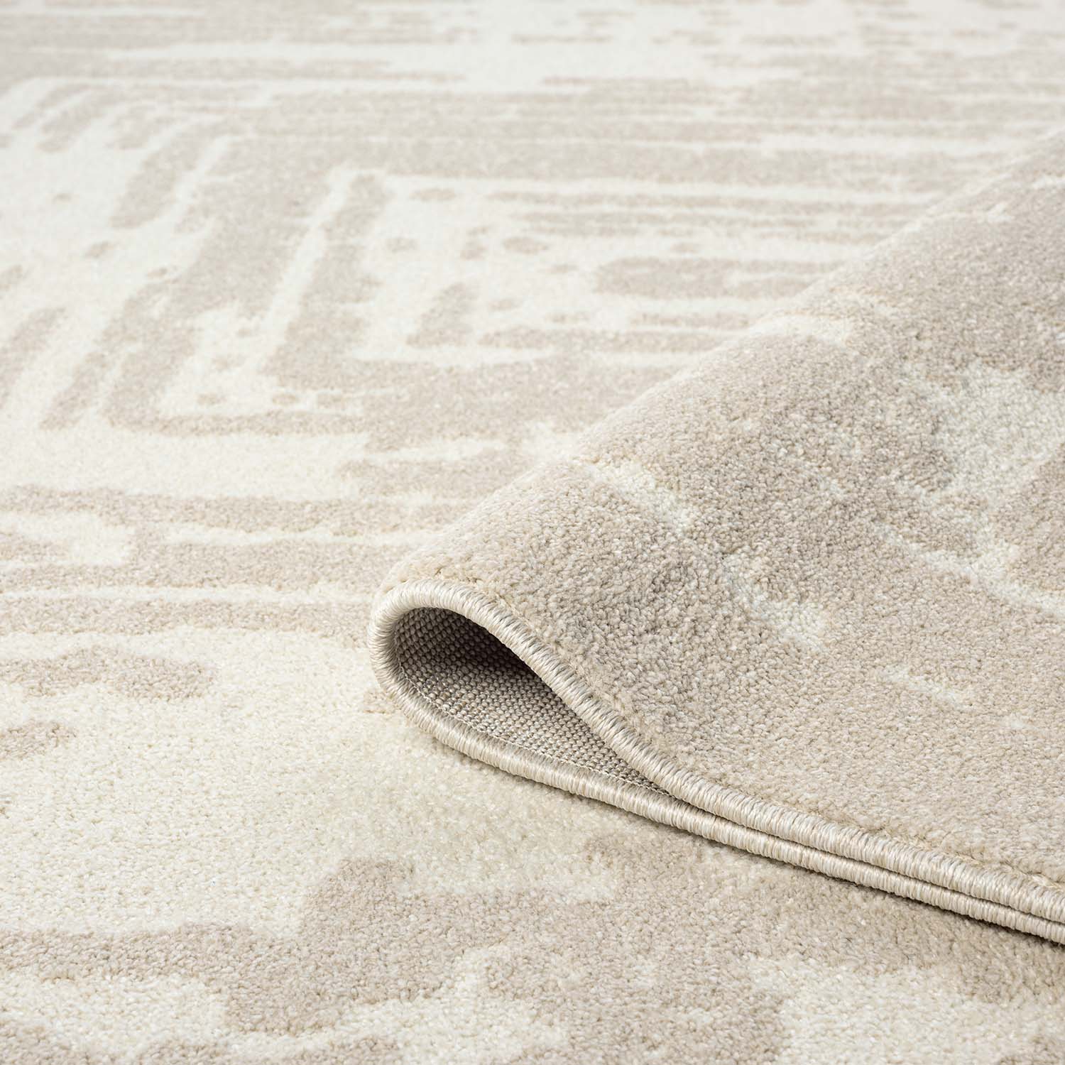 Tapis de couloir à motifs Abstrait - Beige – STUDIO DECO