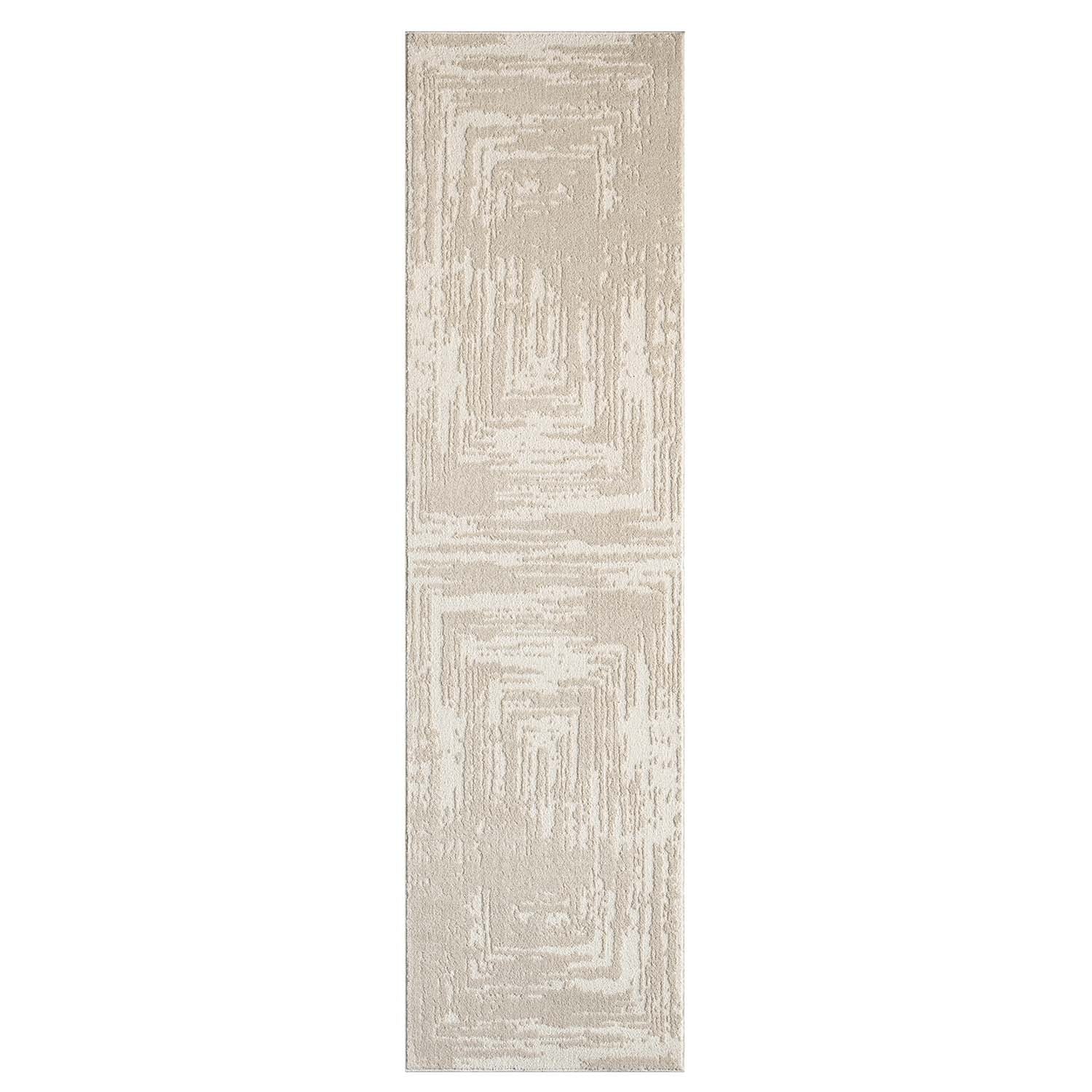 Tapis de couloir à motifs Abstrait - Beige – STUDIO DECO
