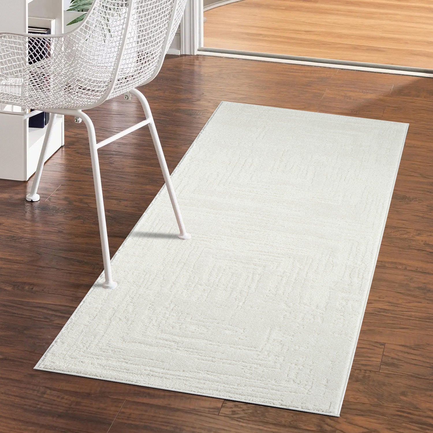Tapis de couloir à motifs Abstrait - Crème – STUDIO DECO