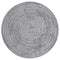 Tapis Rond à motifs Ton sur Ton Abstrait Gris – STUDIO DECO