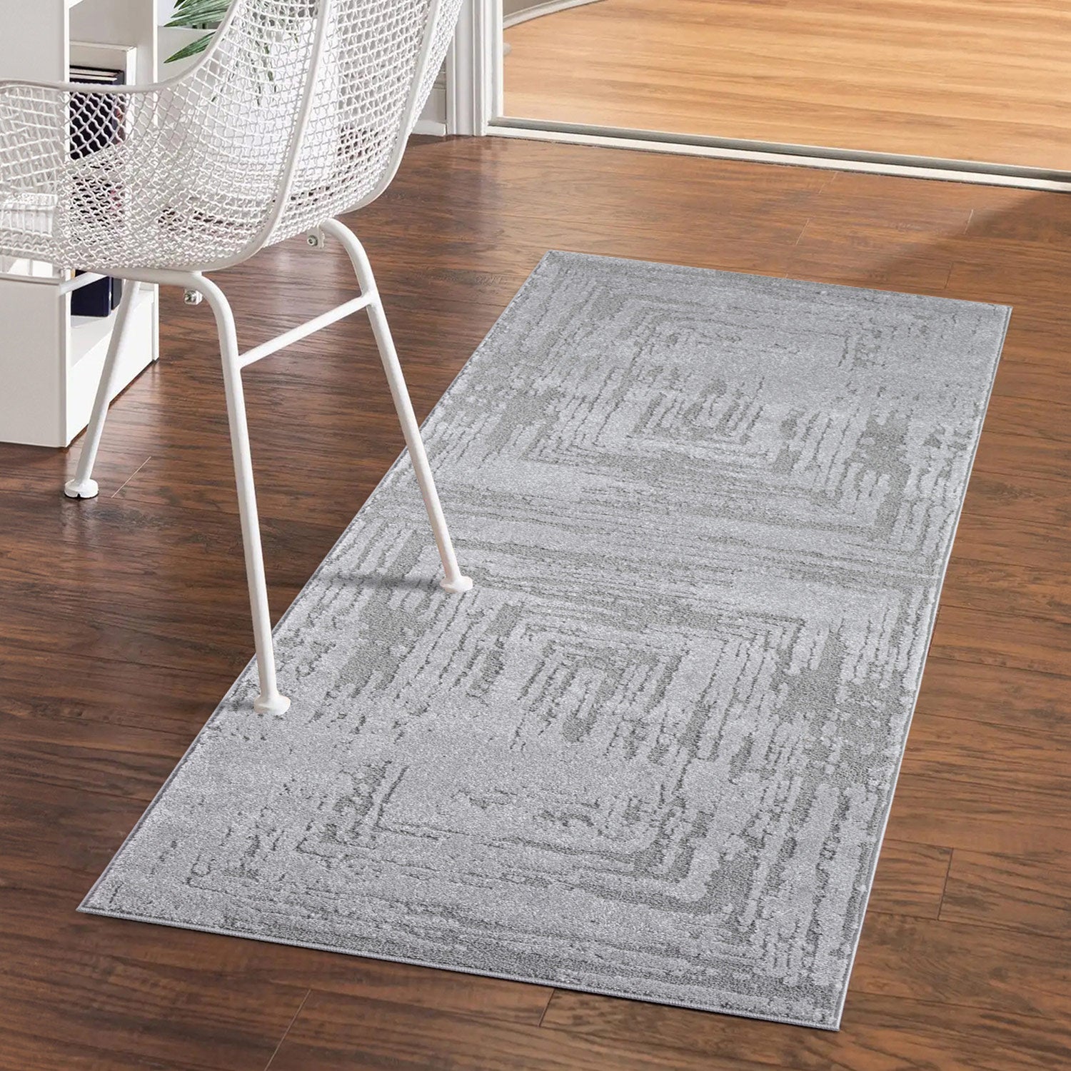 Tapis de couloir à motifs Abstrait - Gris – STUDIO DECO