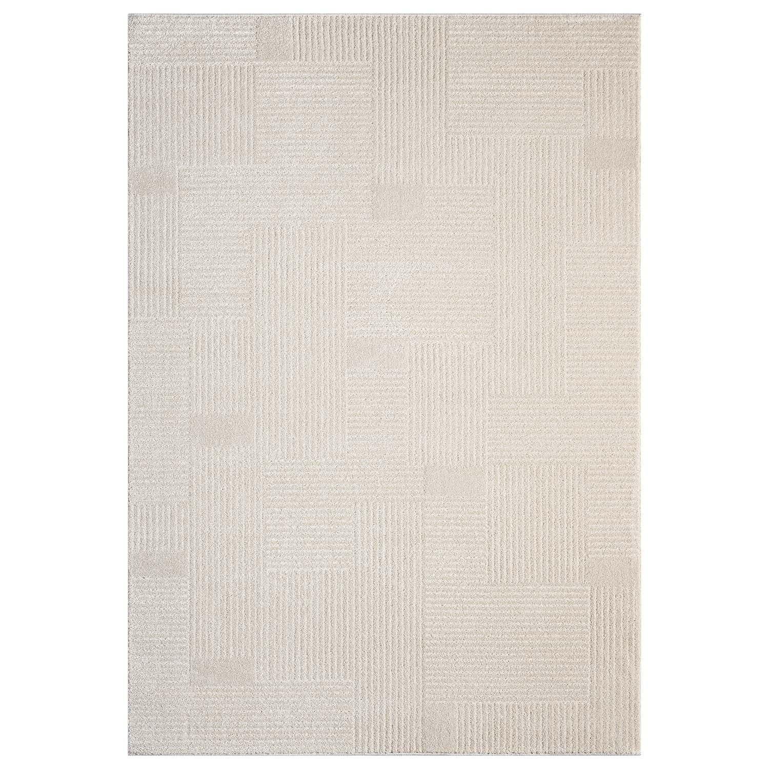 Tapis à motifs Lignes - Beige – STUDIO DECO