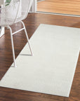 Tapis de couloir à motifs Lignes - Crème – STUDIO DECO