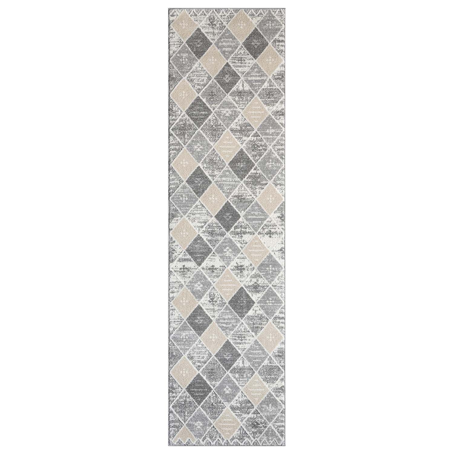 Tapis de couloir à motifs Ethniques en Relief – STUDIO DECO