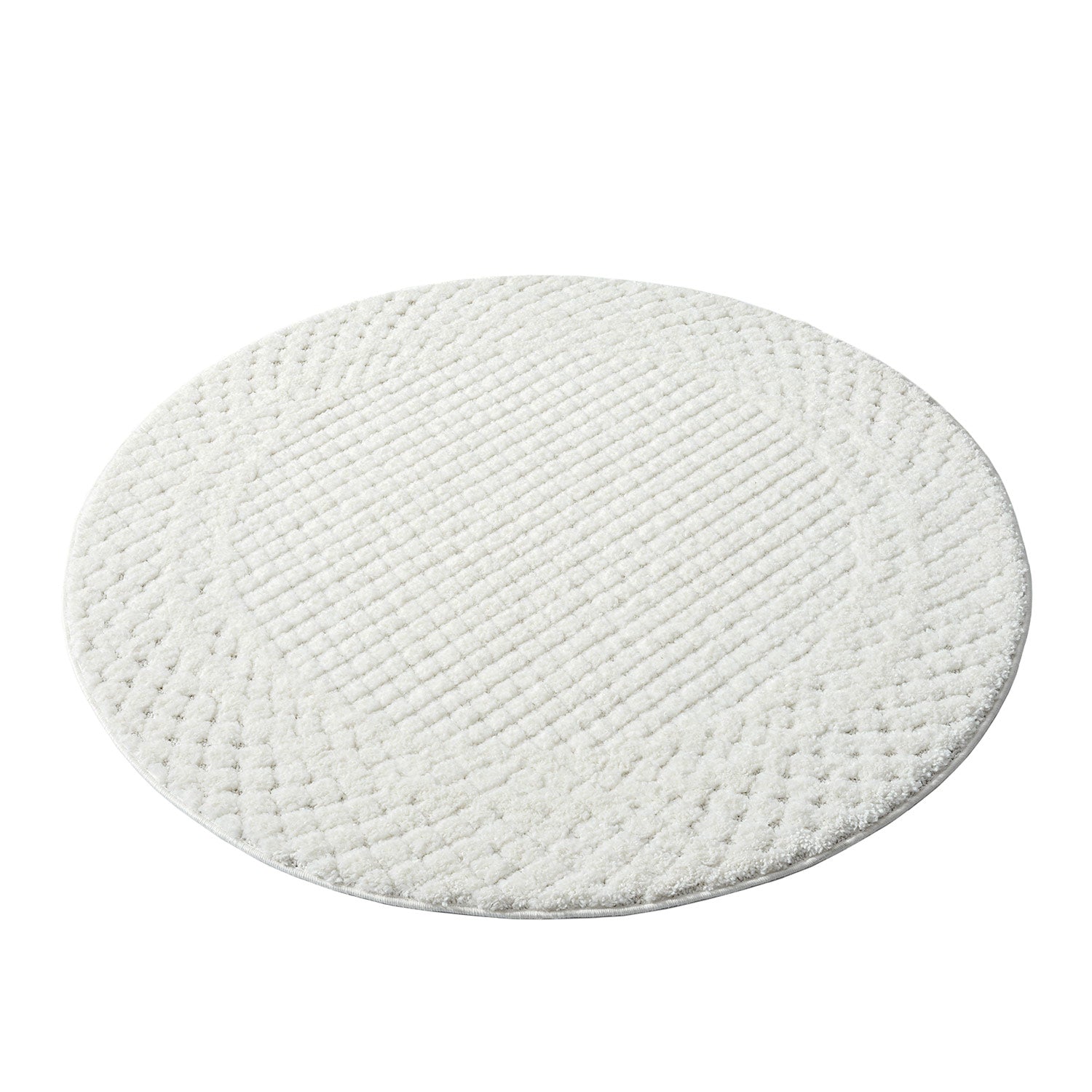 Tapis rond à relief MIO – STUDIO DECO