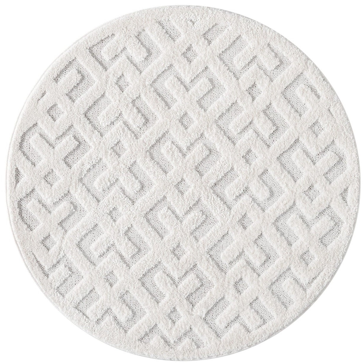 Tapis rond à relief NELLA – STUDIO DECO