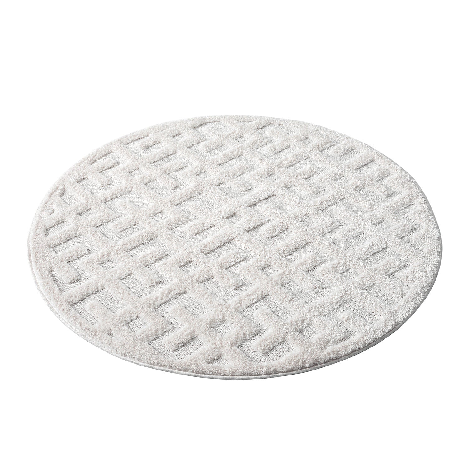 Tapis rond à relief NELLA – STUDIO DECO