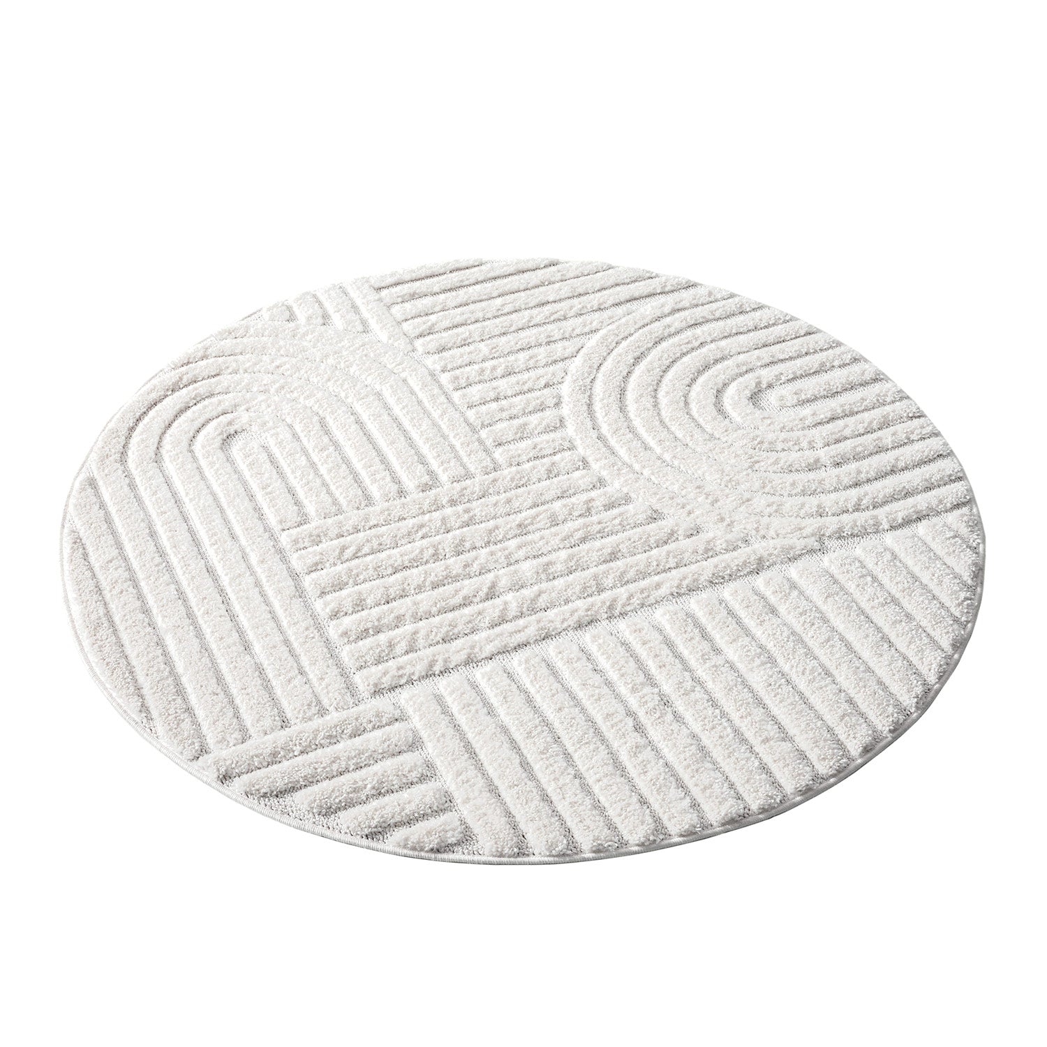 Tapis rond à relief ARCA – STUDIO DECO