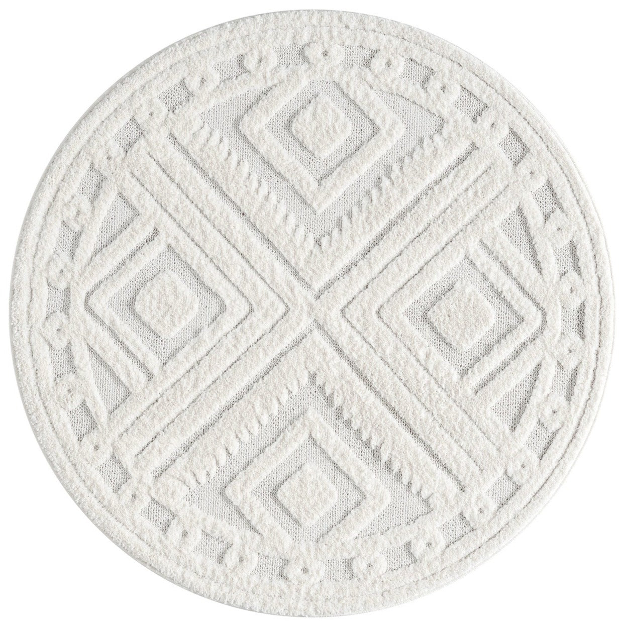Tapis rond à relief AERA – STUDIO DECO
