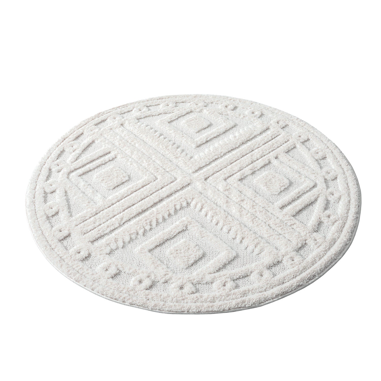 Tapis rond à relief AERA – STUDIO DECO