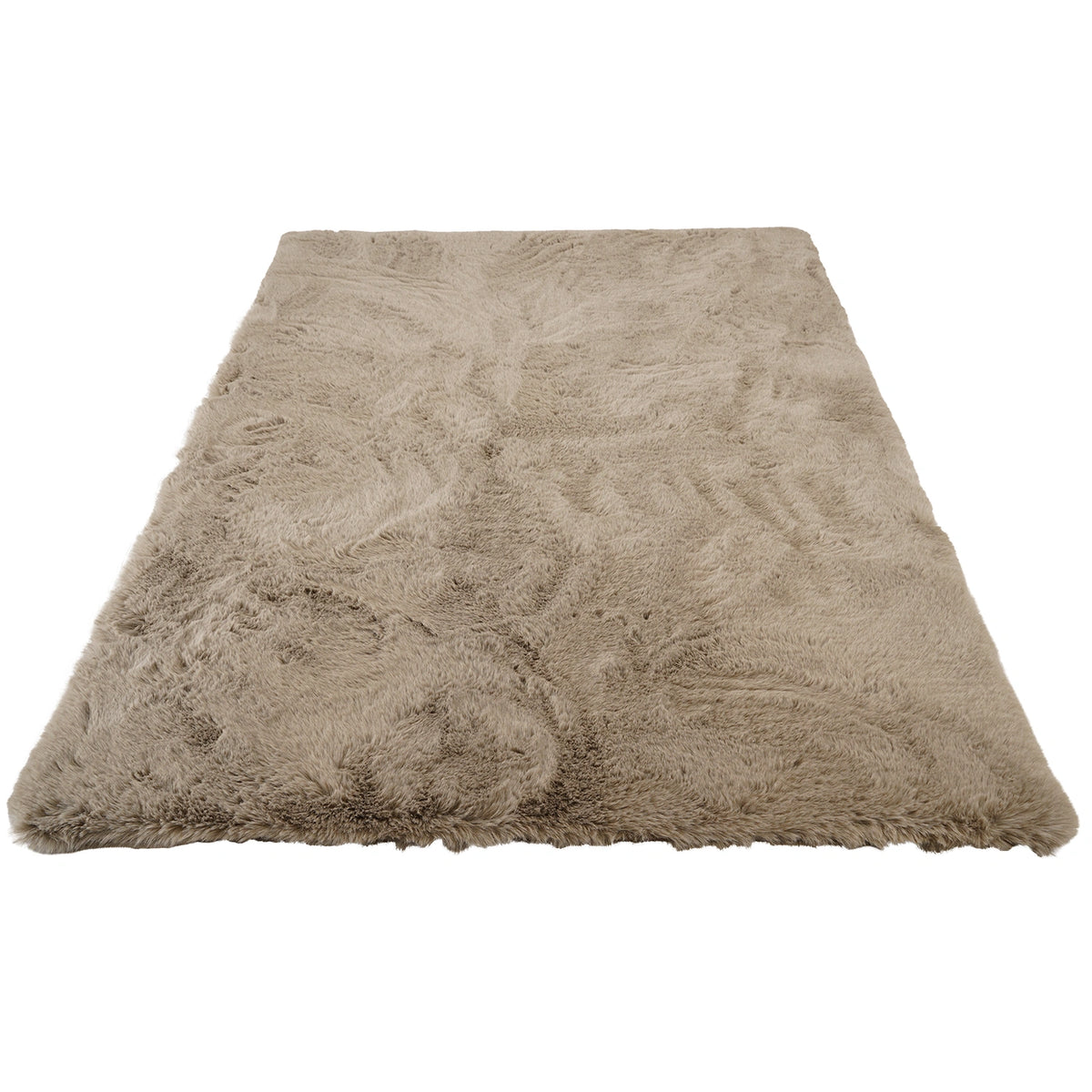Tapis à poils long ultra-doux Mellow Taupe Clair