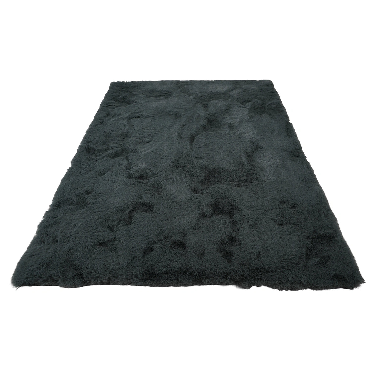 Tapis à poils long ultra-doux Mellow Noir